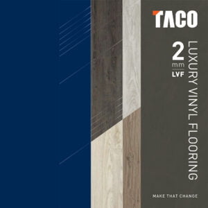 Lantai Vinyl 2mm Taco motif kayu