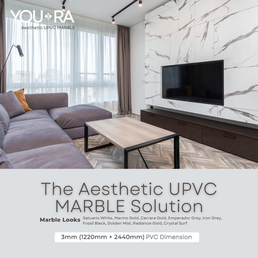 Youra Marble Marmer UPVC Board 3mm